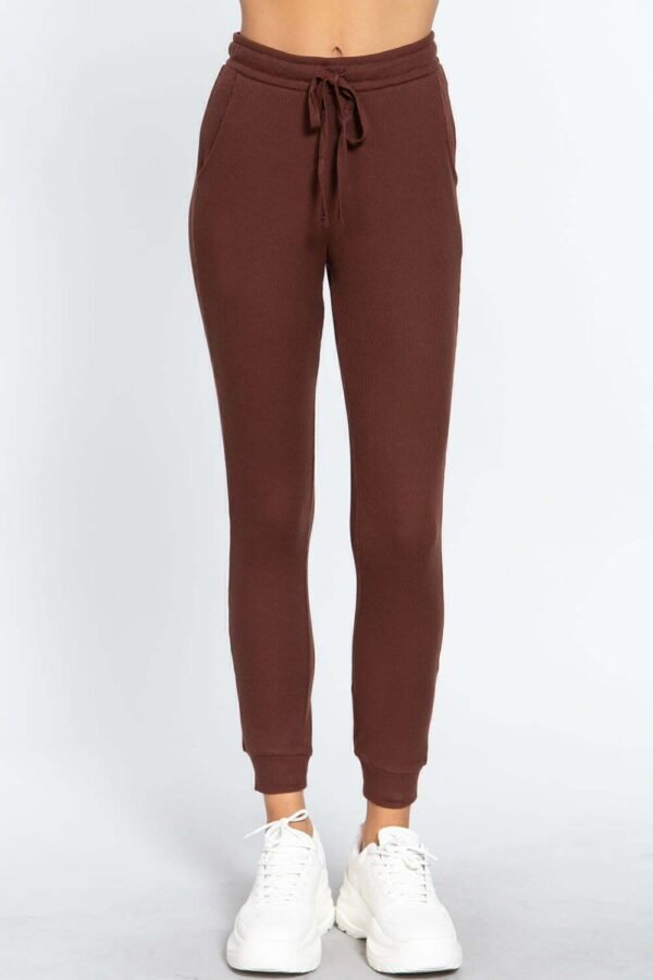 Waist Band Side Pocket Thermal Pants