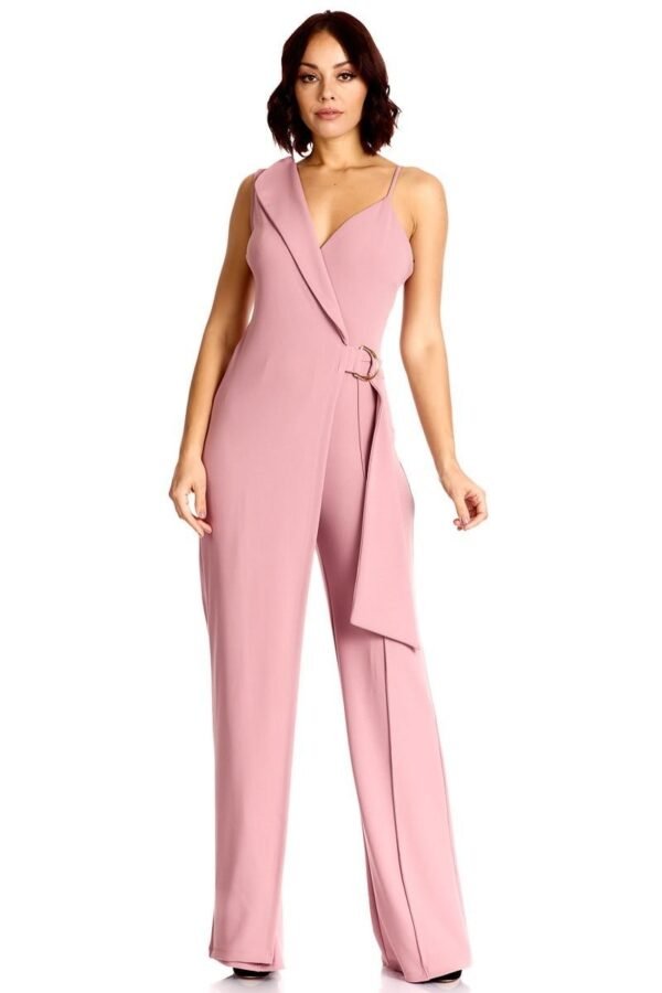 Cape Detailed Fashion Jumpsuit